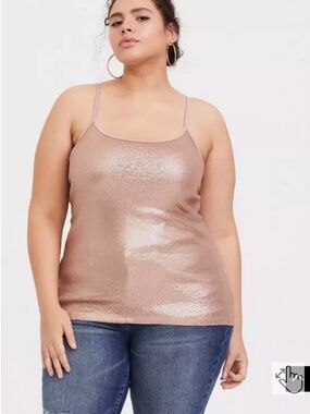 NWT Torrid sequin tank top size 2XL